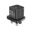 VENTION 2-Port USB (C + A) GaN Charger (30W/30W) UK-Plug