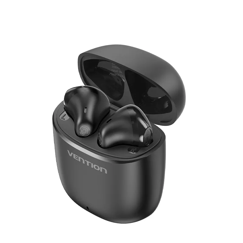 [NBGB0] VENTION Elf Earbuds E02 - Premium Bluetooth 5.3 Wireless Earbuds for Superior Sound (Black)
