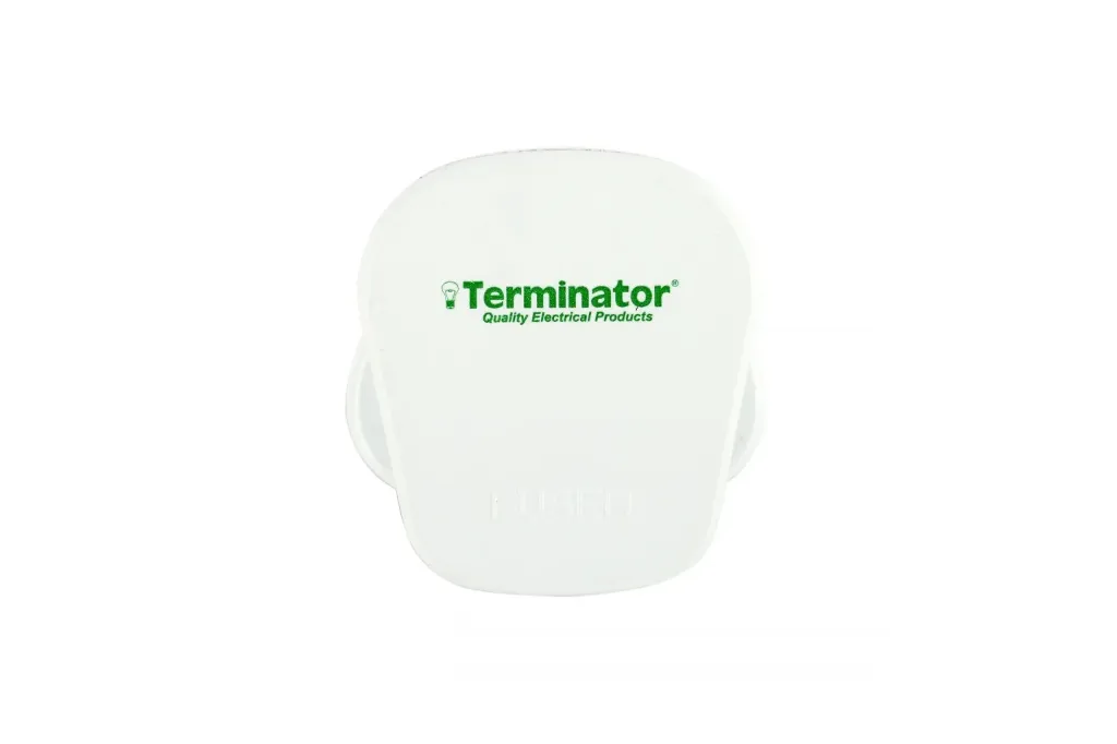 [TTP 13AW-SQ] Terminator 13A UK Top Plug, SASO & G Mark Approved, BS1363/A BS1362, 250V 50/60Hz, Fused Design, Made in UAE