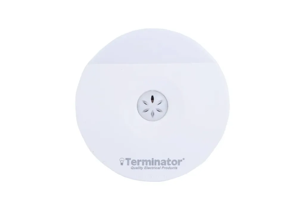 [TNL 314S] Terminator LED Night Light with Sensor, Automatic Ambient Light Control, Energy Efficient Design, 8000H Lifespan, UK Plug – White