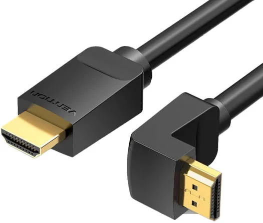 [AAQBF] VENTION HDMI Angle Cable 4K HDMI 2.0 270 Degree Angle Adapter Video Audio (1 M)