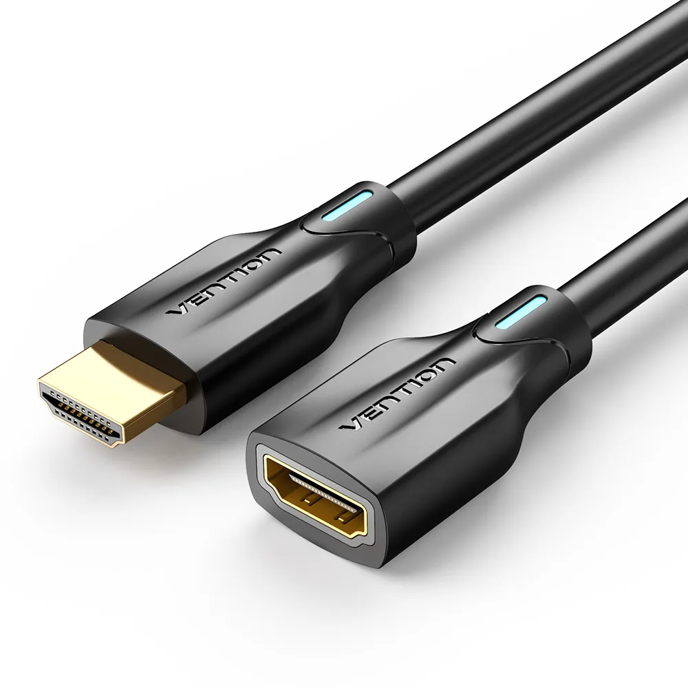 [AHBBD] VENTION 8K HDMI Cable, HDMI 2.1 Cable, Ultra High Speed 48Gbps 8K@60Hz 7680P Dolby Vision, Enjoy The HD Vision of The Game, Compatible with PS5,PS4,PS3 8K HDMI Extension Cable (0.50 M)