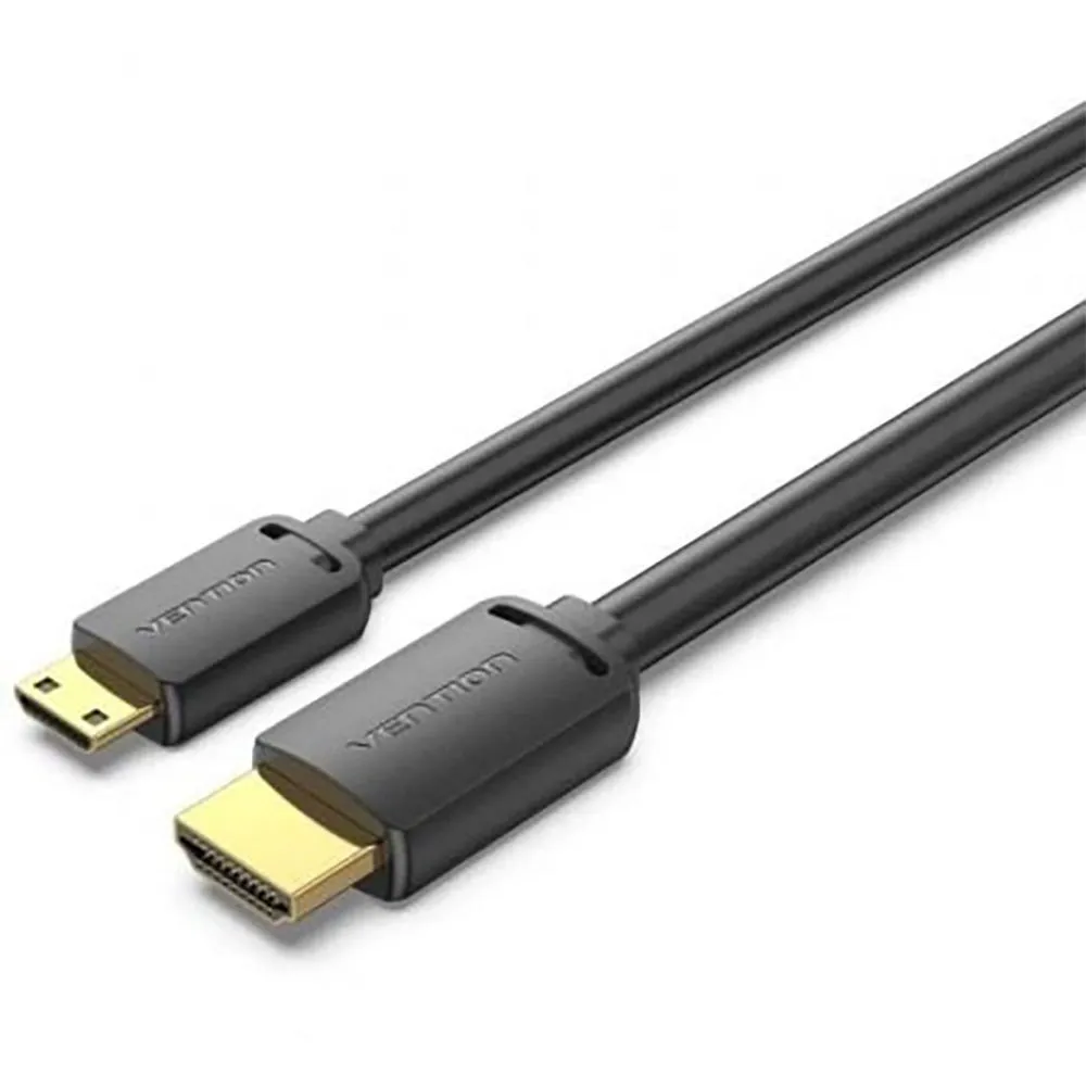 [AGIBF] VENTION Micro HDMI to HDMI Cable, 4K HD, Black (1 M)