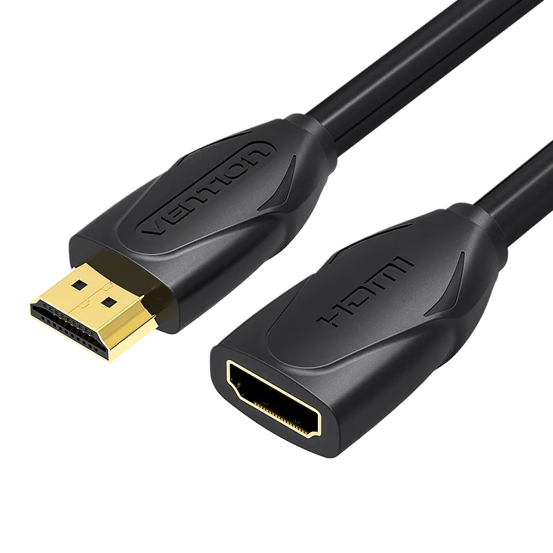 [VAA-B06-B100] VENTION HDMI Extension Cable , 4K HDMI Extender Male to Female Cable Compatible with TV Laptop Xbox Blu-Ray PS5/PS4 Switch (1 M)