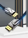 VENTION DisplayPort Cable DP to DP Male 8K@60Hz / 4K@144Hz HD Cable Nylon Braided for High Resolution Display