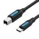 VENTION USB 2.0 C Male to B Male 2A Cable Black