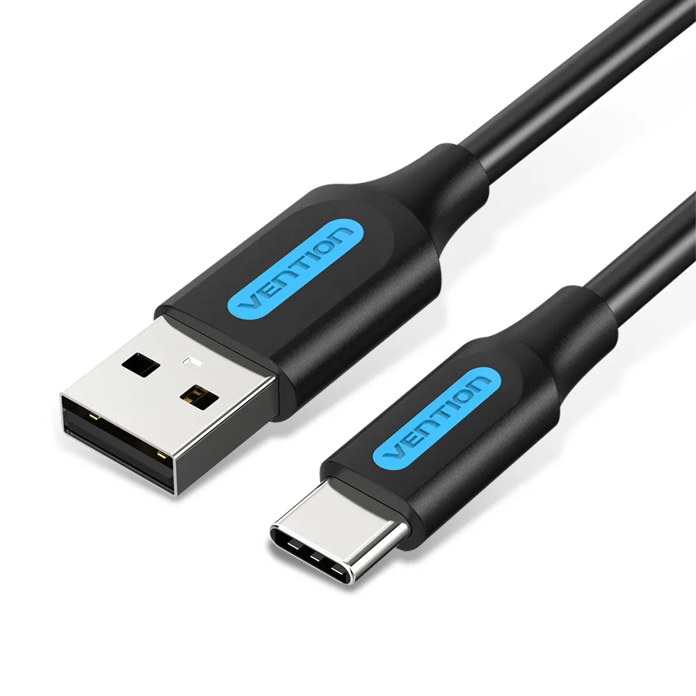 VENTION USB 2.0 A Male to C Male  Cable Black PVC