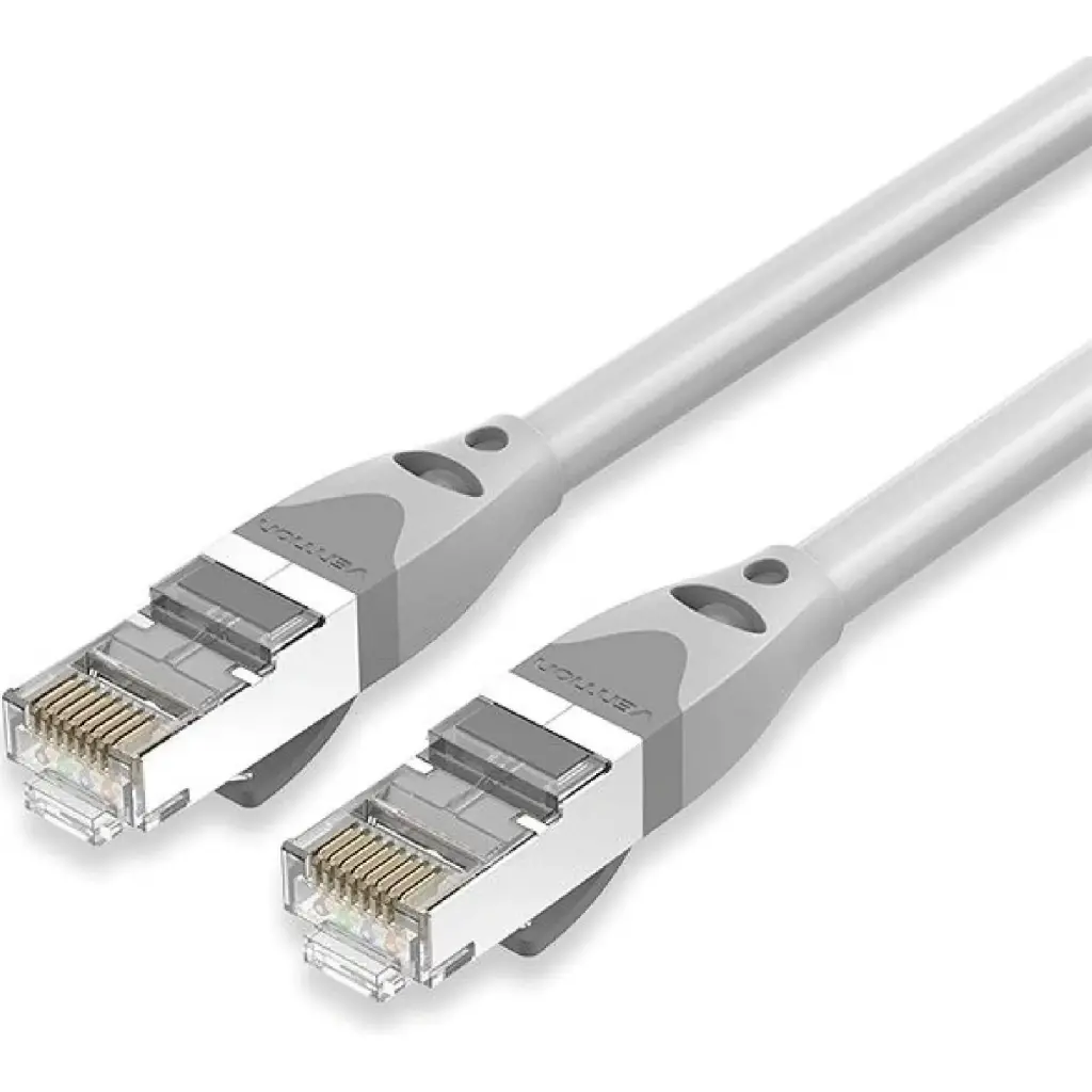 VENTION Cat.6a Industrial Ethernet Cable SFTP Flexible Patch Cable 10Gbps Transmission Speed Oxygen-Free Copper Grey
