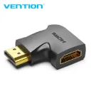 VENTION HDMI 270 Degree Male to Female Vertical Flat Adapter Black