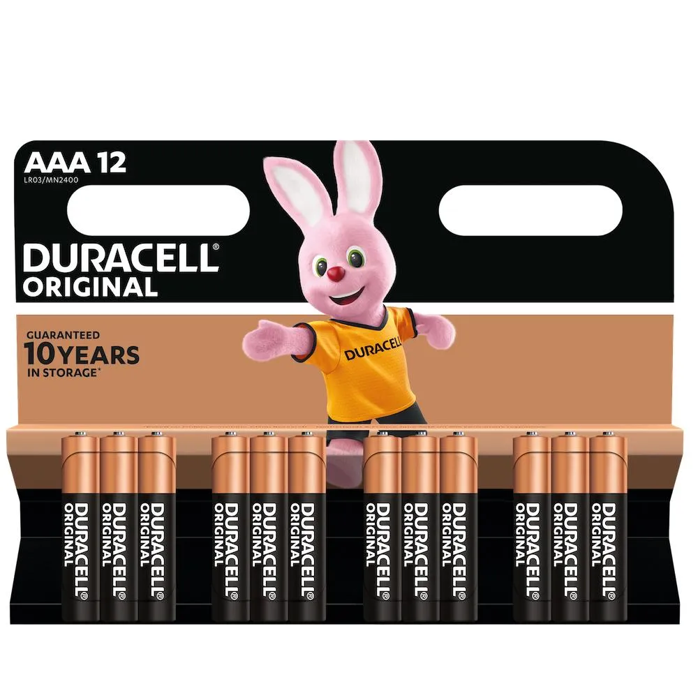 [45845] Duracell AAA Alkaline Batteries 1x12 Mega Pack – High Performance