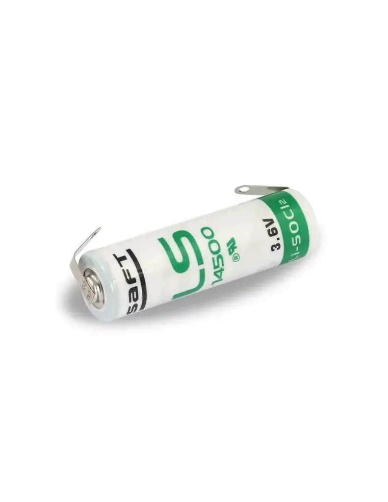 [SFT-LS14500-CNR-B1] SAFT LS14500 CNR AA Lithium Battery – Solder Tabs