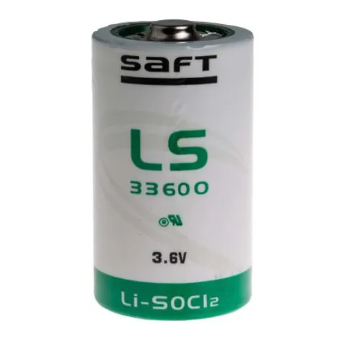 [SFT-LS33600-CNA-B1] SAFT LS33600 CNA Lithium Battery D Size – Axial Leads