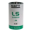 SAFT LS33600 CNA Lithium Battery D Size – Axial Leads