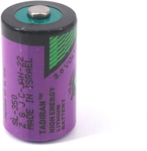 [TAD-SL‑350-B1] Tadiran SL‑350 Lithium Battery 1/2AA 3.6V 1200mAh – Suitable for PLCs, memory backup, measurement devices, and industrial sensors