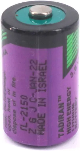 [TAD-TL‑2150/S-B1] Tadiran TL‑2150/S Lithium Battery 1/2AA 3.6V 1Ah – Suitable for PLCs, memory backup, and industrial automation systems