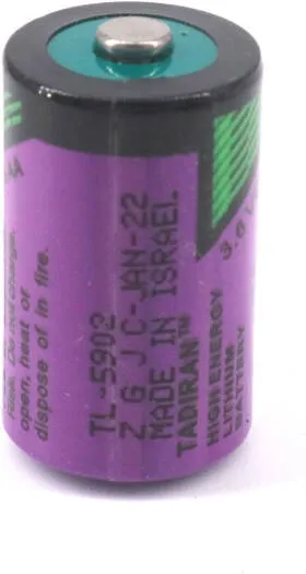 [TAD-TL‑5902-B1] Tadiran TL‑5902 Lithium Battery 1/2AA 3.6V – Ideal for sensors, PLC modules, and smart metering devices