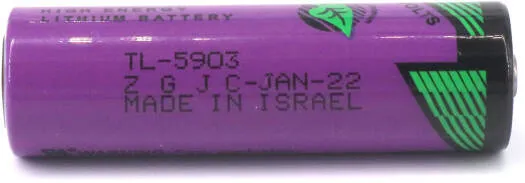 [TAD-TL‑5903/S-B1] Tadiran TL‑5903/S Lithium Battery AA 3.6V 2400mAh – For continuous‑load circuits, PLCs, and industrial electronics