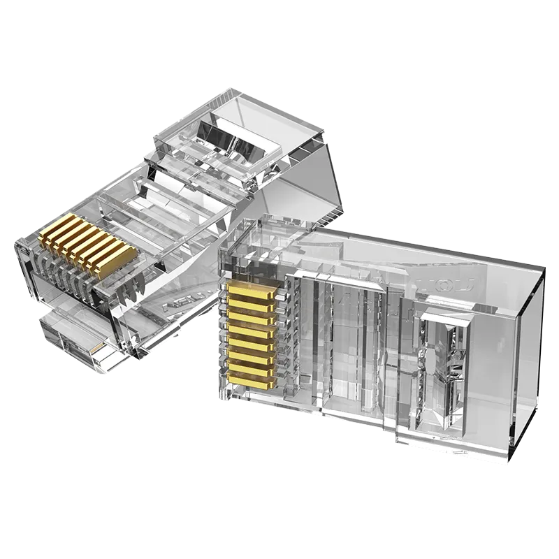 [IDBR0-10] VENTION Cat.5E UTP RJ45 Modular Plug Transparent (Pack of 10)