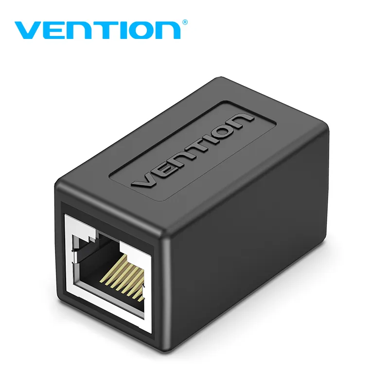 [IPVB0] VENTION Cat.6 FTP Keystone Jack Coupler  Black Model (Pack of 1)