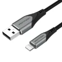 VENTION USB 2.0 A Male to Lightning Male Cable Purple Aluminum Alloy Type