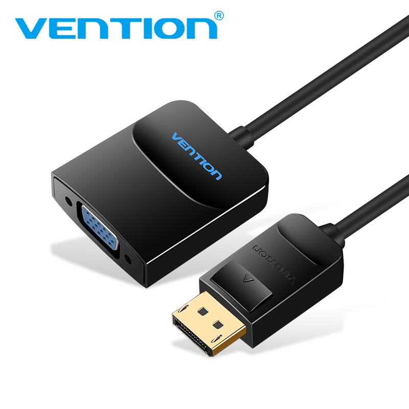 [HBFBB] VENTION DP to VGA Converter 0.15M Black Model # HBFBB