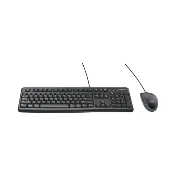 Logitech MK120 Wired Keyboard & Mouse Combo – Arabic/English Layout – Black