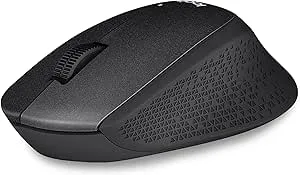 Logitech M330 Silent Plus Wireless Mouse – Silent Clicks, 1000 DPI – Black