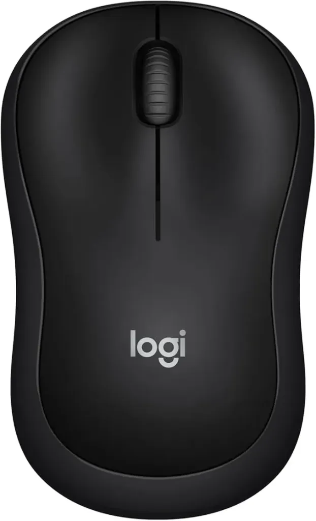 [910-004878] Logitech M220 Silent Wireless Mouse – 2.4GHz, Silent Clicks – Black