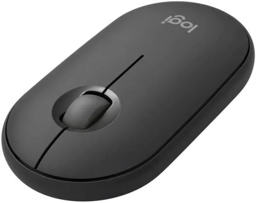 [910-007015] Logitech Pebble 2 M350s Bluetooth Mouse – Dongleless, Silent – Tonal Graphite