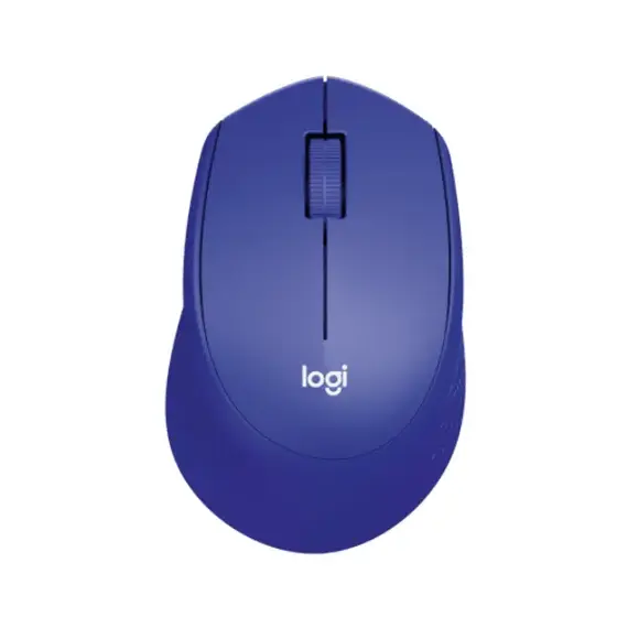 [910-004910] Logitech M330 Silent Plus Wireless Mouse – Silent Clicks, 1000 DPI – Blue