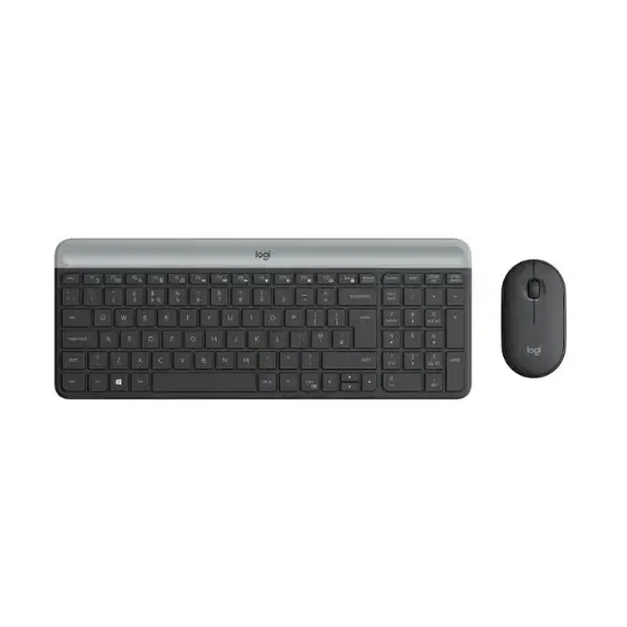 [920-010069] Logitech MK470 Slim Wireless Keyboard & Mouse Combo – Arabic/English Layout – Graphite