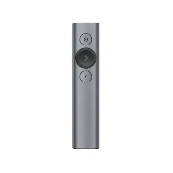 Logitech Spotlight Wireless Presentation Remote – Bluetooth & USB-C Rechargeable – Slate