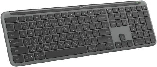 [920-012468] Logitech Signature Slim K950 Wireless Keyboard – Bluetooth & USB – Arabic – Graphite
