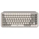 Logitech POP Keys Mechanical Wireless Keyboard with Emoji Keys – US Layout – Mist Sand