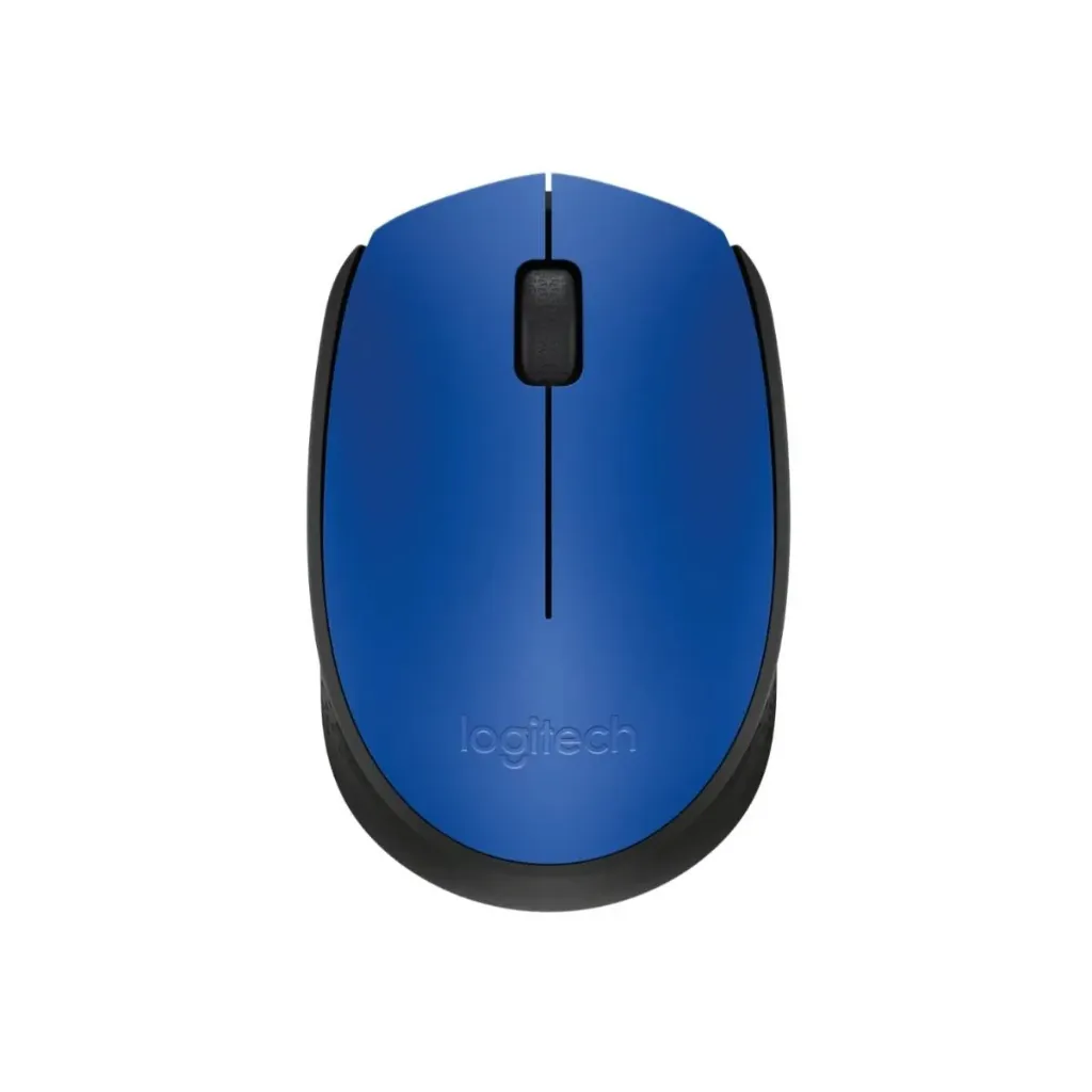 Logitech M171 Wireless Mouse – 2.4GHz USB, 1000 DPI – Blue