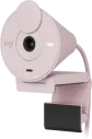Logitech Brio 300 Full HD 1080p Webcam – USB-C, Auto Light Correction – Rose