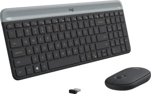 [920-009204] Logitech MK470 Slim Wireless Keyboard & Mouse Combo – US Layout – Graphite