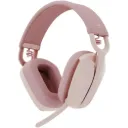 Logitech Zone Vibe 100 Bluetooth Wireless Headset – Lightweight, Noise-Cancel Mic – Rose