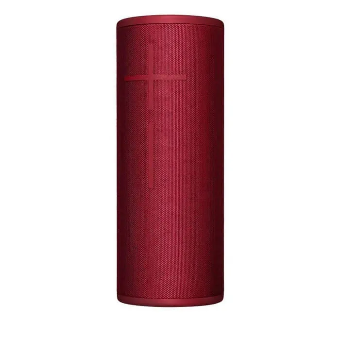[984-001406] Logitech Ultimate Ears MEGABOOM 3 Portable Bluetooth Speaker – 360° Sound, IP67 Waterproof – Red