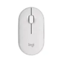 Logitech Pebble 2 M350s Bluetooth Mouse – Dongleless, Silent – Tonal White