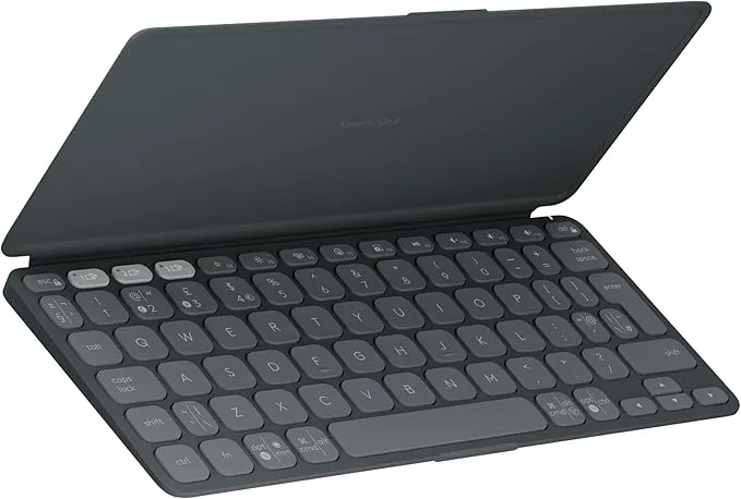 Logitech Keys-To-Go 2 Portable Bluetooth Keyboard with Cover – Arabic – Graphite