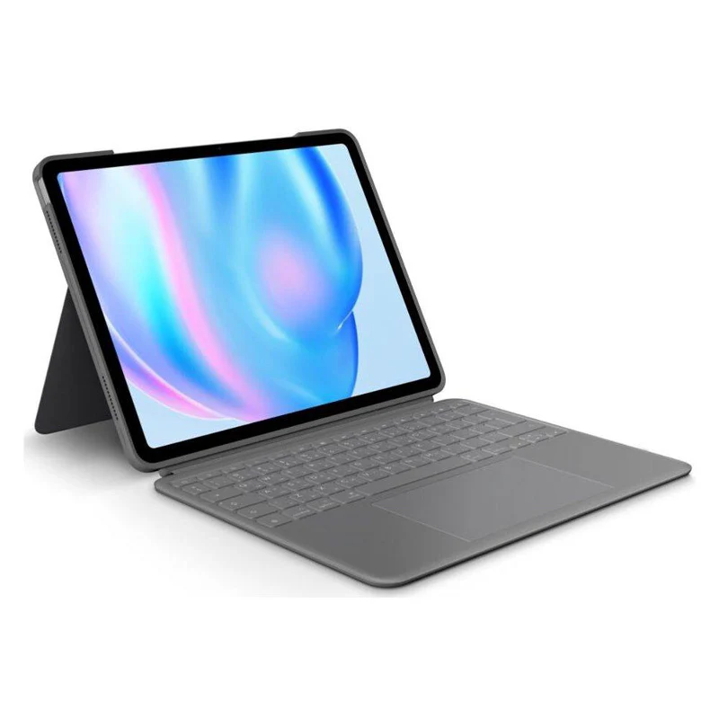 [920-012619] Logitech Combo Touch Keyboard Case with Trackpad for iPad Air 13-inch (M2) – Arabic – Oxford Grey