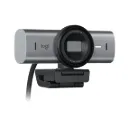 Logitech MX Brio 4K Ultra HD Webcam – USB-C, AI-Enhanced – Pale Grey