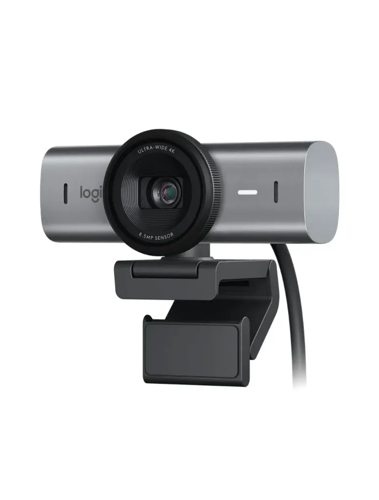 [960-001559] Logitech MX Brio 4K Ultra HD Webcam – USB-C, AI-Enhanced – Graphite