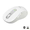 Logitech Signature M650 L Large Wireless Mouse – Silent Clicks, Bluetooth – Off White
