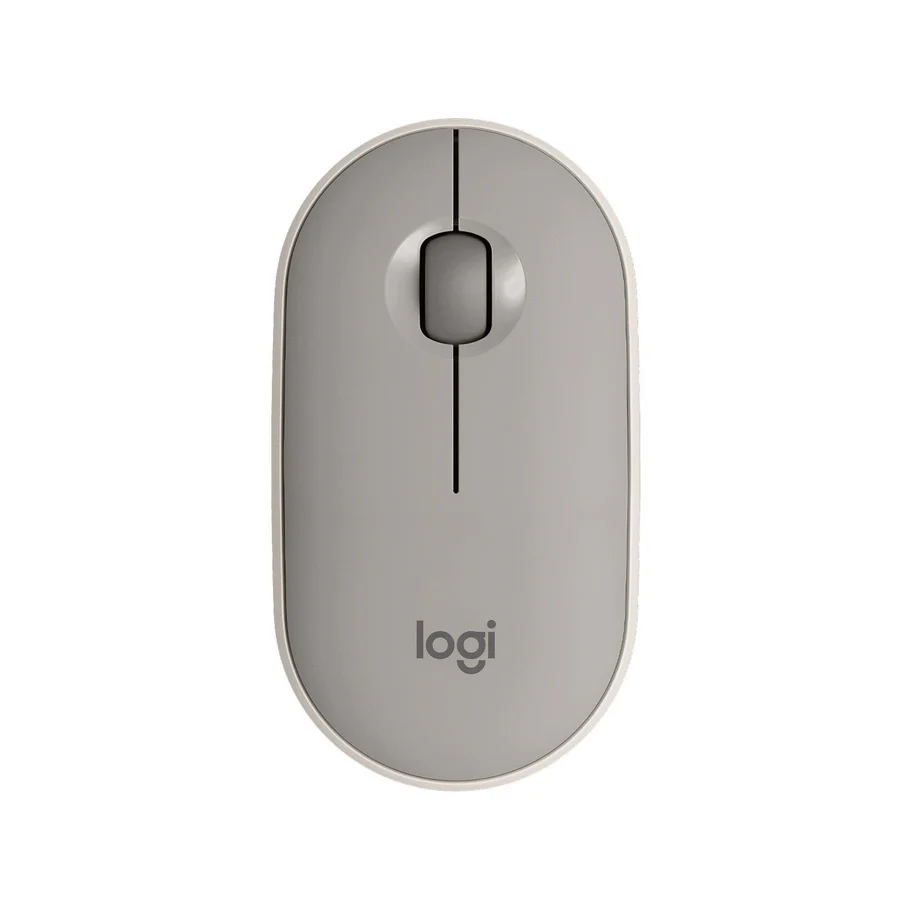 Logitech Pebble M350 Slim Wireless & Bluetooth Mouse – Silent – Sand