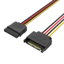 VENTION SATA 15P Power Extension Cable 0.3M Black