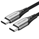 VENTION USB 2.0 C Male to C Male Cable Gray Aluminum Alloy Type
