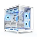 VEOTECH S960 StormX Full View Empty PC Case without Fans -white