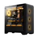 VEOTECH GX750A Empty Gaming Case with 3 Fans -Black